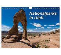 Calendar 2027 · US Version · Nationalparks in Utah | National parks, state parks and other monuments in Utah are shown · 12" × 8" Landscape · CALVENDO Wall Calendar
