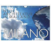 Calendar 2027 · US Version · New architecture in Milan | Architectural highlights: Porta Nuova and CityLife · 12" × 8" Landscape · CALVENDO Wall Calendar