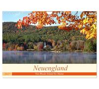 Calendar 2027 · US Version · New England - From Rhode Island to Maine | The calendar takes them to Boston, small fishing towns and the most beautiful… · 12" × 8" Landscape · CALVENDO Wall Calendar