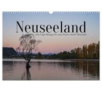 Calendar 2027 · US Version · New Zealand - from Cape Reinga to the Franz | Josef Glacier · Fantastic views at the end of the world · 17" × 12" Landscape · CALVENDO Wall Calendar