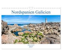 Calendar 2027 · US Version · Northern Spain Galicia | Impressions from Spain's north, the beautiful province of Galicia · 12" × 8" Landscape · CALVENDO Wall Calendar