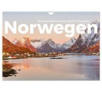 Calendar 2027 · US Version · Norway - The beautiful country in the north | Join us on a wonderful trip to Norway · 12" × 8" Landscape · CALVENDO Wall Calendar