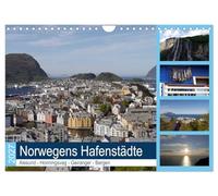 Calendar 2027 · US Version · Norway's port cities - Alesund - Honningsvag | Geiranger · Bergen · The route from Hamburg to the North Cape is very popular… · 12" × 8" Landscape · CALVENDO Wall Calendar
