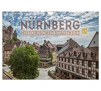 Calendar 2027 · US Version · NÜRNBERG Historic City Heart | Charming views from the old town · 12" × 8" Landscape · CALVENDO Wall Calendar