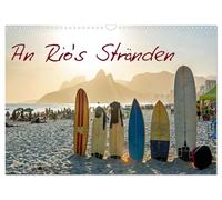 Calendar 2027 · US Version · On Rio's beaches | Ipanema & Copacabana · Where the heart of Rio meets the ocean · 17" × 12" Landscape · CALVENDO Wall Calendar