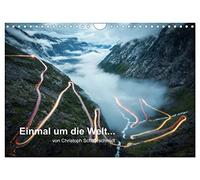 Calendar 2027 · US Version · Once around the world | Wanderlust guaranteed · 12" × 8" Landscape · CALVENDO Wall Calendar