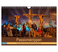 Calendar 2027 · US Version · Passion cribs | The Passion of Christ in artistic nativity scenes · 12" × 8" Landscape · CALVENDO Wall Calendar