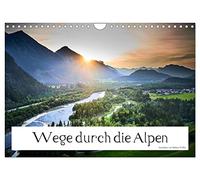 Calendar 2027 · US Version · Paths through the Alps | On the road in the Alps accompanied by small towns along the way and great… · 12" × 8" Landscape · CALVENDO Wall Calendar