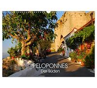 Calendar 2027 · US Version · Peloponnese - The South | Where Greece shows its most beautiful side · 17" × 12" Landscape · CALVENDO Wall Calendar