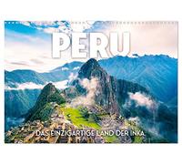 Calendar 2027 · US Version · Peru - The unique land of the Incas | Discover fantastic Peru as you have never seen it before · 17" × 12" Landscape · CALVENDO Wall Calendar