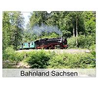 Calendar 2027 · US Version · Railroad country Saxony | From the museum railroad to the modern regional train, the calendar gives a… · 17" × 12" Landscape · CALVENDO Wall Calendar