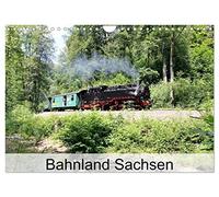 Calendar 2027 · US Version · Railroad country Saxony | From the museum railroad to the modern regional train, the calendar gives a… · 12" × 8" Landscape · CALVENDO Wall Calendar