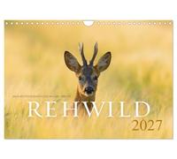Calendar 2027 · US Version · Rehwild 2027 | The shy wild animal through the year · 12" × 8" Landscape · CALVENDO Wall Calendar