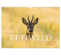 Calendar 2027 · US Version · Rehwild 2027 | The shy wild animal through the year · 17" × 12" Landscape · CALVENDO Wall Calendar