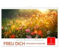 Calendar 2027 · US Version · Rejoice motivational calendar | Flowers and positivity, inspiration and joie de vivre · 12" × 8" Landscape · CALVENDO Wall Calendar
