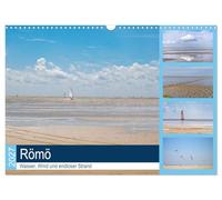 Calendar 2027 · US Version · Römö - water, wind and endless beach | Enjoy a time out by the sea, with 12 wonderful beach shots from Römö · 17" × 12" Landscape · CALVENDO Wall Calendar
