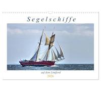 Calendar 2027 · US Version · Sailing ships on the Limfjord | The Limfjorden Rundt regatta is held every year in late summer · 17" × 12" Landscape · CALVENDO Wall Calendar