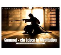 Calendar 2027 · US Version · Samurai - a life of meditation | A tribute to the legendary warriors of Japan · 12" × 8" Landscape · CALVENDO Wall Calendar