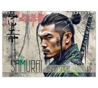 Calendar 2027 · US Version · Samurai - Asian Spirit | Expressive portraits of the legendary Japanese warriors, interpreted in a… · 12" × 8" Landscape · CALVENDO Wall Calendar