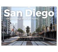 Calendar 2027 · US Version · San Diego - The unique city on the Pacific | Ocean · Immerse yourself in the fantastic world of San Diego · 17" × 12" Landscape · CALVENDO Wall Calendar