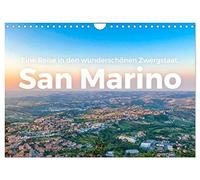 Calendar 2027 · US Version · San Marino - A trip to the beautiful dwarf | state · Discover the impressive San Marino as you have never seen him before · 12" × 8" Landscape · CALVENDO Wall Calendar