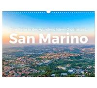 Calendar 2027 · US Version · San Marino - A trip to the beautiful dwarf | state · Discover the impressive San Marino as you have never seen him before · 17" × 12" Landscape · CALVENDO Wall Calendar