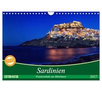 Calendar 2027 · US Version · Sardinia - dream beaches on the Mediterranean | Sea · Wanderlust, summer, sun, beach and sea · 12" × 8" Landscape · CALVENDO Wall Calendar