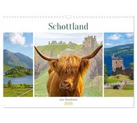 Calendar 2027 · US Version · Scotland - a round trip | Beautiful landscapes, impressive castles and palaces · 17" × 12" Landscape · CALVENDO Wall Calendar