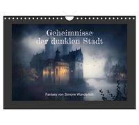 Calendar 2027 · US Version · Secrets of the dark city | Dark Fantasy at its best · 12" × 8" Landscape · CALVENDO Wall Calendar