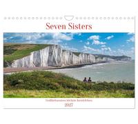 Calendar 2027 · US Version · Seven Sisters - Great Britain's highest chalk | cliffs · Breathtaking and impressively beautiful, but dangerous at the same… · 12" × 8" Landscape · CALVENDO Wall Calendar