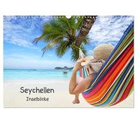 Calendar 2027 · US Version · Seychelles island views | The Seychelles, an enchanting island paradise in the Indian Ocean · 17" × 12" Landscape · CALVENDO Wall Calendar