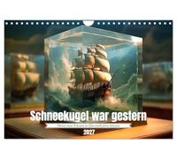 Calendar 2027 · US Version · Snow globe was yesterday | Do not shake, just enjoy · 12" × 8" Landscape · CALVENDO Wall Calendar