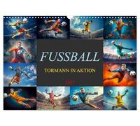 Calendar 2027 · US Version · Soccer - Goalkeeper in action | A spectacular catch every month, with unique goalkeeping moments · 17" × 12" Landscape · CALVENDO Wall Calendar