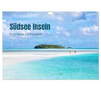 Calendar 2027 · US Version · South Sea Islands - A Journey to Paradise | Dream Islands in the South Pacific · 12" × 8" Landscape · CALVENDO Wall Calendar