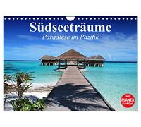 Calendar 2027 · US Version · South Seas dreams. Paradises in the Pacific | Longing for the Garden of Eden in the South Pacific · 12" × 8" Landscape · CALVENDO Wall Calendar