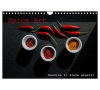 Calendar 2027 · US Version · Spice Art - Spices set in scene | Discover the colorful world of spices · 12" × 8" Landscape · CALVENDO Wall Calendar