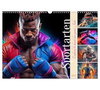 Calendar 2027 · US Version · Sportarten | Sports are various physical activities performed by individuals or teams to… · 17" × 12" Landscape · CALVENDO Wall Calendar
