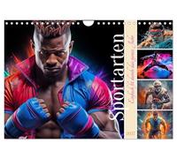 Calendar 2027 · US Version · Sportarten | Sports are various physical activities performed by individuals or teams to… · 12" × 8" Landscape · CALVENDO Wall Calendar