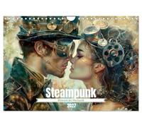 Calendar 2027 · US Version · Steampunk - the heyday of mechanics | Steampunk with elements of the Victorian era · 12" × 8" Landscape · CALVENDO Wall Calendar