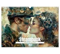 Calendar 2027 · US Version · Steampunk - the heyday of mechanics | Steampunk with elements of the Victorian era · 17" × 12" Landscape · CALVENDO Wall Calendar