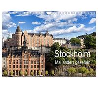 Calendar 2027 · US Version · Stockholm - A different view | Sweden's capital, with attention to the architecture · 12" × 8" Landscape · CALVENDO Wall Calendar