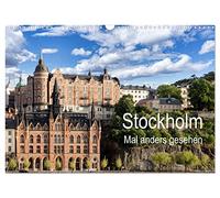 Calendar 2027 · US Version · Stockholm - A different view | Sweden's capital, with attention to the architecture · 17" × 12" Landscape · CALVENDO Wall Calendar