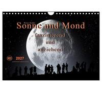Calendar 2027 · US Version · Sun and moon - fascinating and attractive | Sun and moon, the starting point of many fairy tales and stories, symbol of… · 12" × 8" Landscape · CALVENDO Wall Calendar