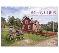 Calendar 2027 · US Version · Sweden - The highlights from Småland to the | west coast · The most beautiful highlights for a trip through southern Sweden · 17" × 12" Landscape · CALVENDO Wall Calendar