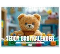 Calendar 2027 · US Version · Teddy baby calendar - cute to cuddle every | month · Children's calendar with cute baby teddies in fluffy scenes · 12" × 8" Landscape · CALVENDO Wall Calendar