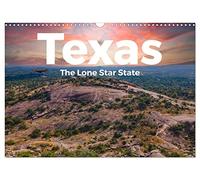 Calendar 2027 · US Version · Texas - The Lone Star State | Discover the incredible Texas as you have never seen it before · 17" × 12" Landscape · CALVENDO Wall Calendar