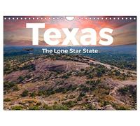 Calendar 2027 · US Version · Texas - The Lone Star State | Discover the incredible Texas as you have never seen it before · 12" × 8" Landscape · CALVENDO Wall Calendar