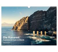 Calendar 2027 · US Version · The Canary Islands - Fascinating islands in | the Atlantic · Fascinating photo tour through the Canary Islands · 17" × 12" Landscape · CALVENDO Wall Calendar