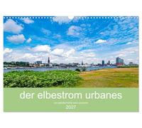 Calendar 2027 · US Version · The Elbe River: Urban | Photographer Steffen Sennewald has explored the Elbe River from Spindlermühle… · 17" × 12" Landscape · CALVENDO Wall Calendar