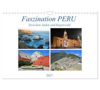 Calendar 2027 · US Version · The fascination of PERU, between the Andes and | the rainforest · A country with beautiful nature and great history · 12" × 8" Landscape · CALVENDO Wall Calendar